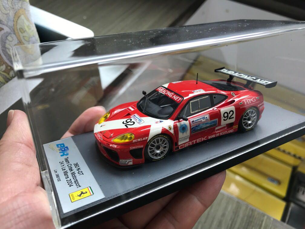 1:43 BBR Ferrari 360 Modena N/GT 24H Le Mans 2004 BG267, 玩具收藏 