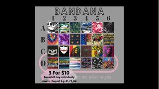 3 For $10 Bandana Head Scarf