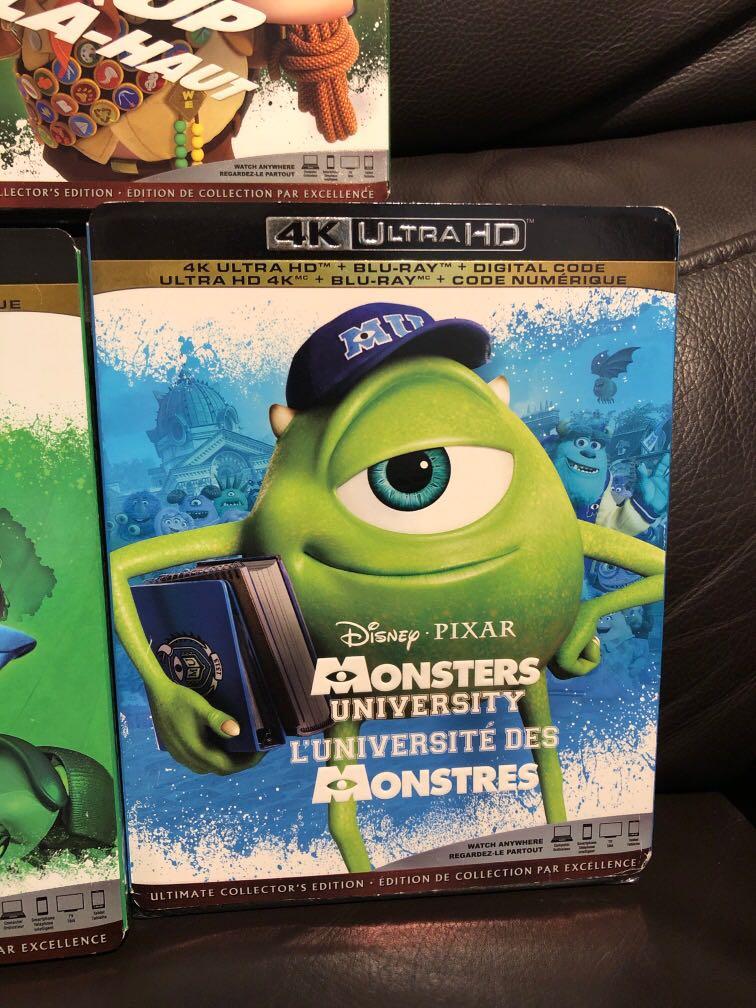 4k Atmos Monsters University Disney Pixar 4k Uhd Ultra Hd Blu Ray Music Media Cds Dvds Other Media On Carousell