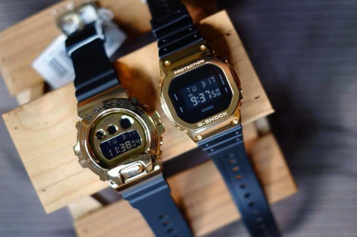 G shock gold hotsell bezel