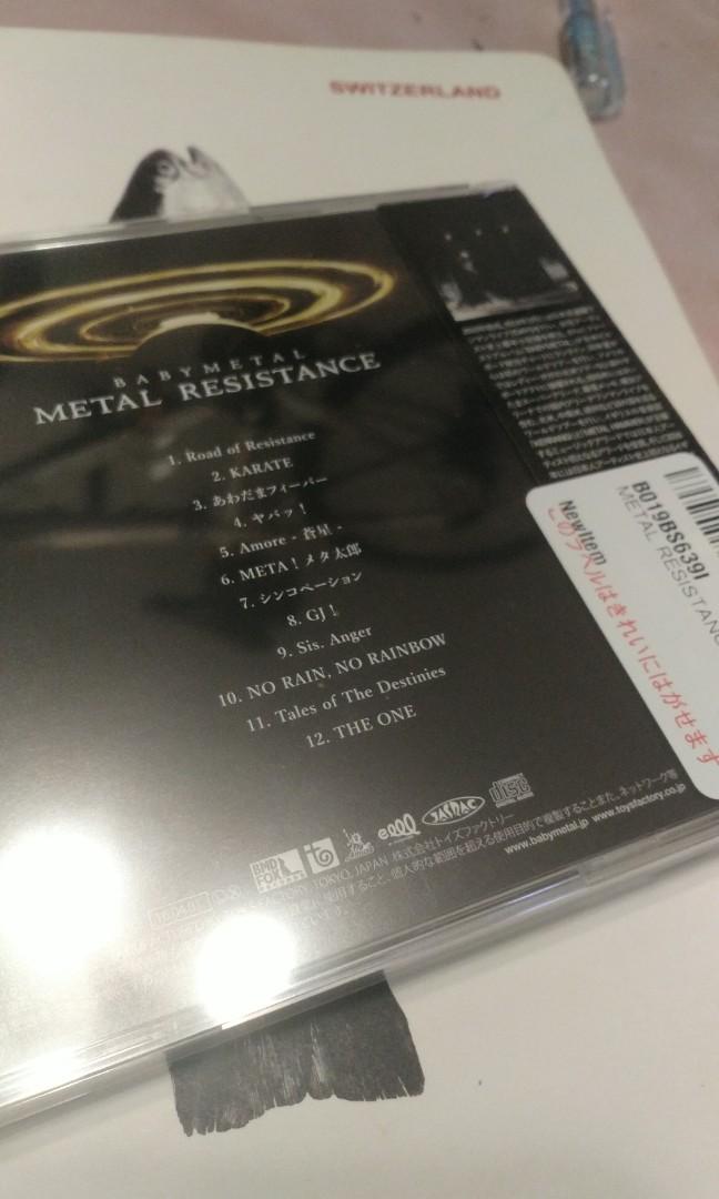 全新完封babymetal大碟album Metal Resistance 音樂樂器 配件 Cd S Dvd S Other Media Carousell 全新完封babymetal大碟album Metal Resistance 音樂樂器 配件 Cd S Dvd S Other Media Carousell