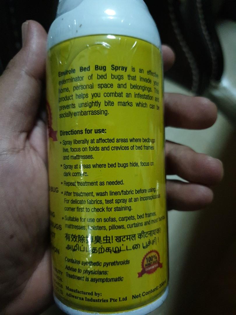 Bed Bug Spray, Furniture & Home Living, Cleaning & Homecare Supplies