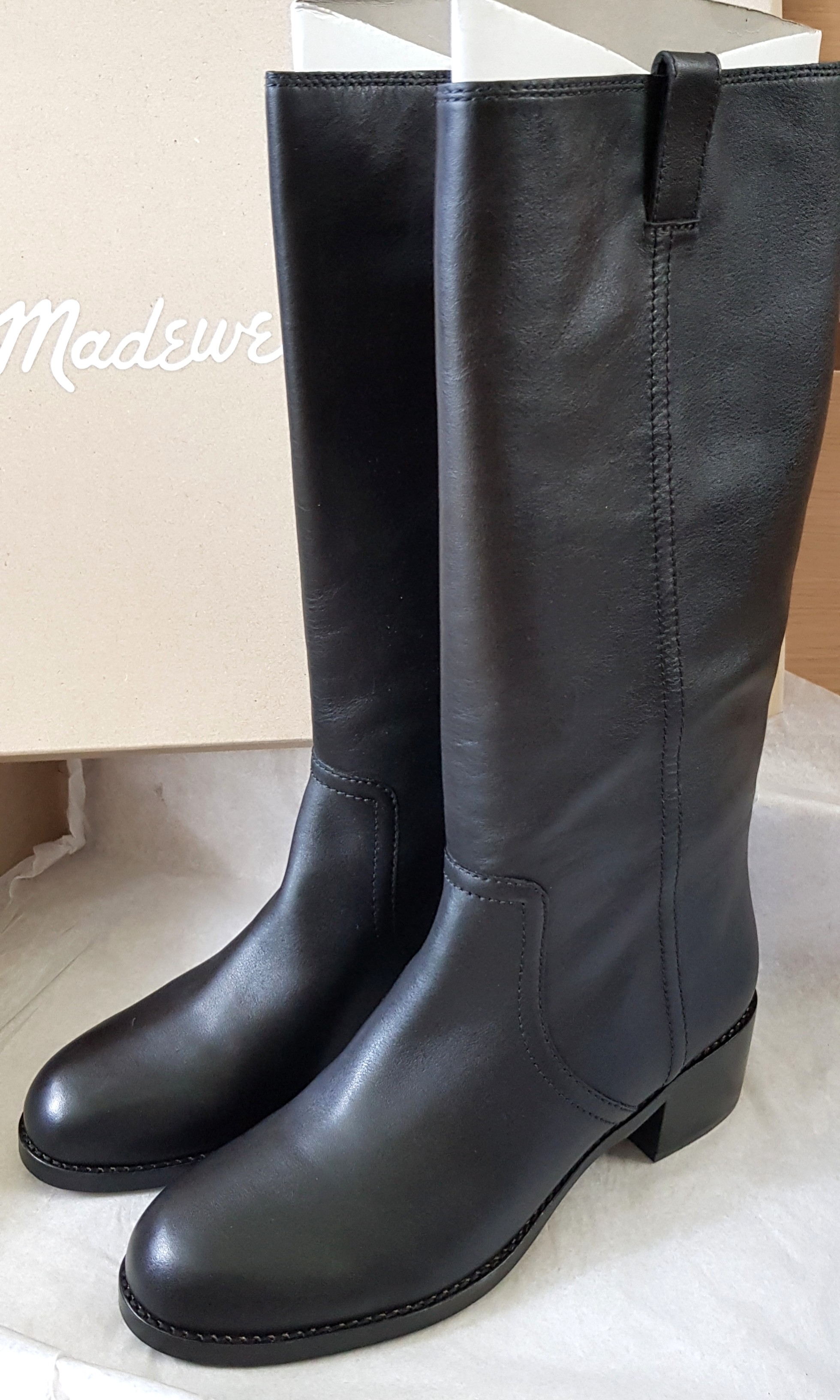 Madewell allie cheap knee high boots