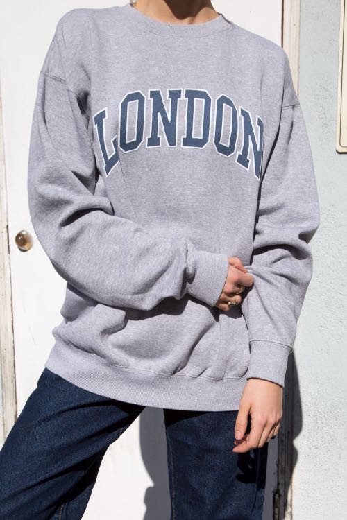 Brandy Melville Erica London Sweatshirt Women S Fashion Clothes Tops On Carousell