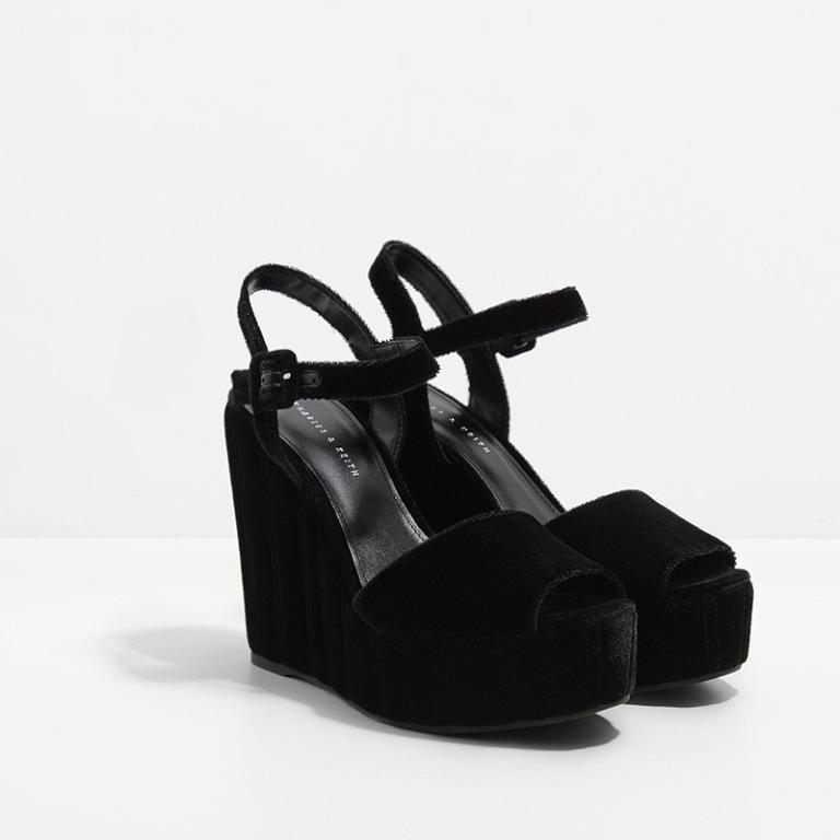 Charles and on sale keith wedges shoes