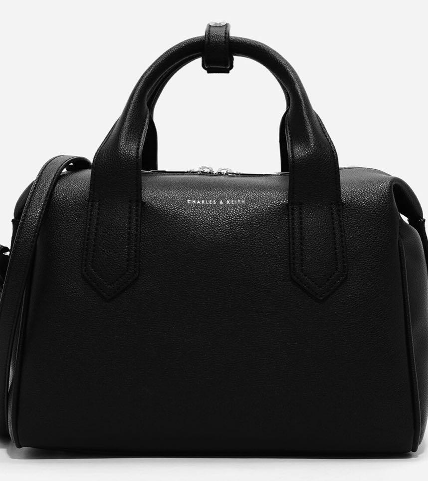 Charles and keith soft bowling bag clearance