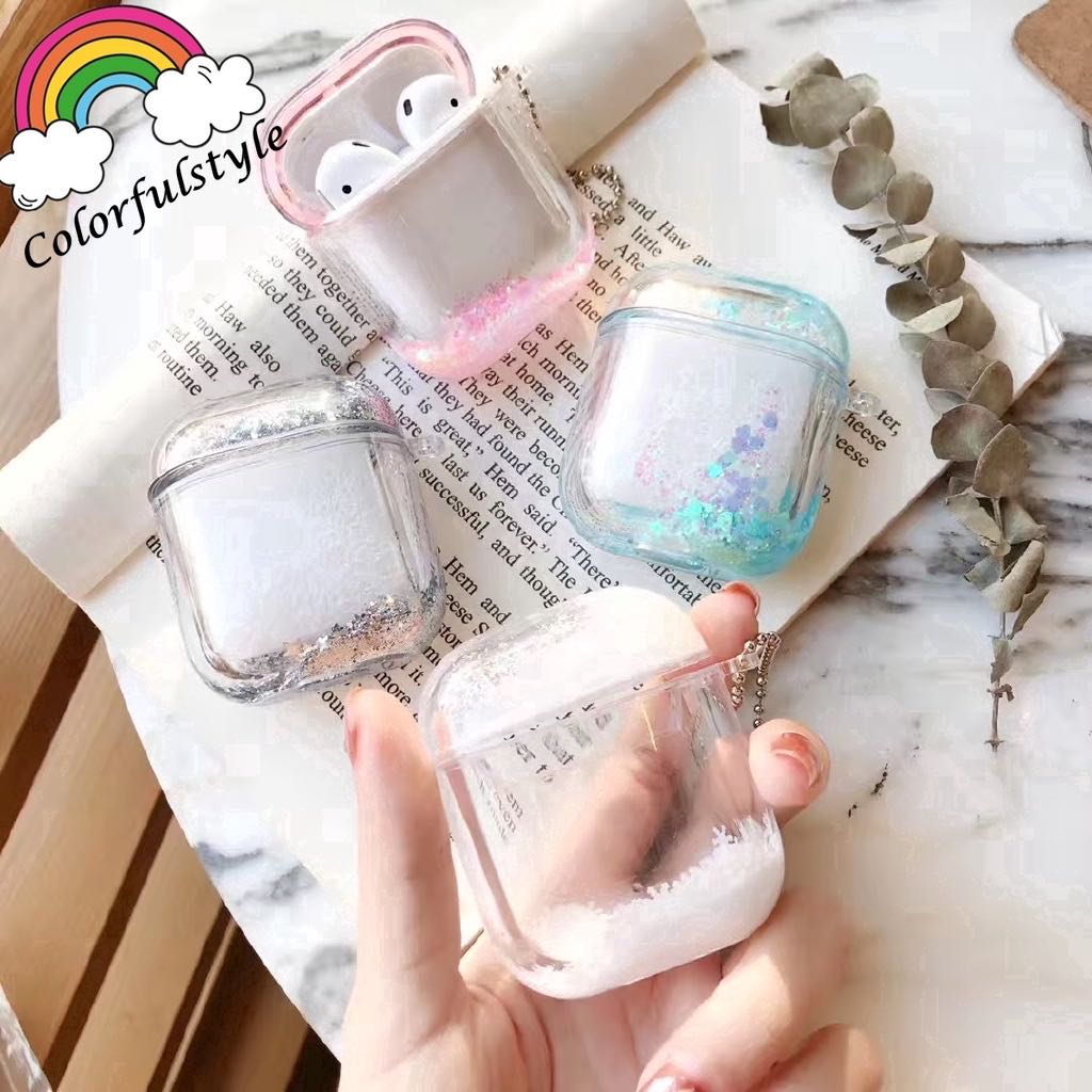 Clear glitter Dropproof Airpods Pro Soft Case Cover