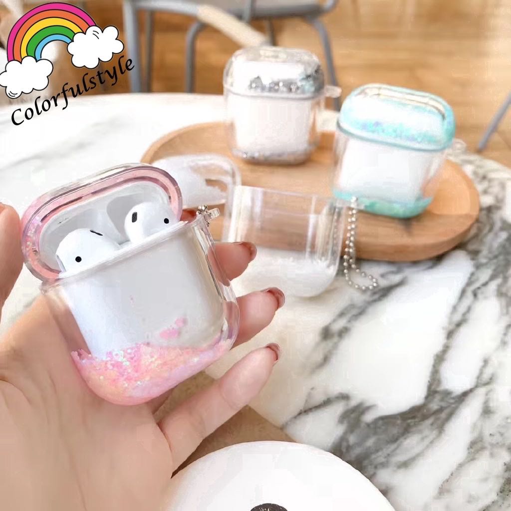 Clear glitter Dropproof Airpods Pro Soft Case Cover