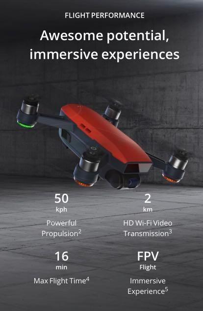 Dji spark fly more combo specification clearance