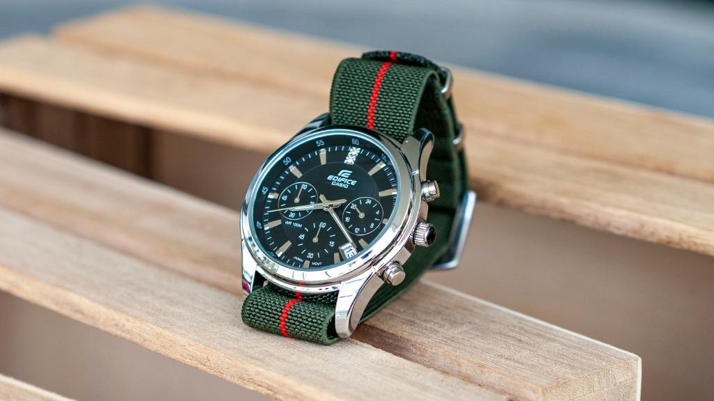 Edifice nato on sale strap