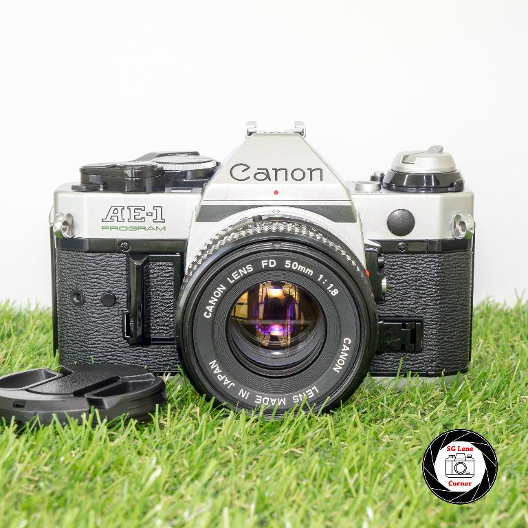 Exc Serviced Canon Ae 1 Program Fd 50mm F1 8 Lens Photography Cameras Others On Carousell