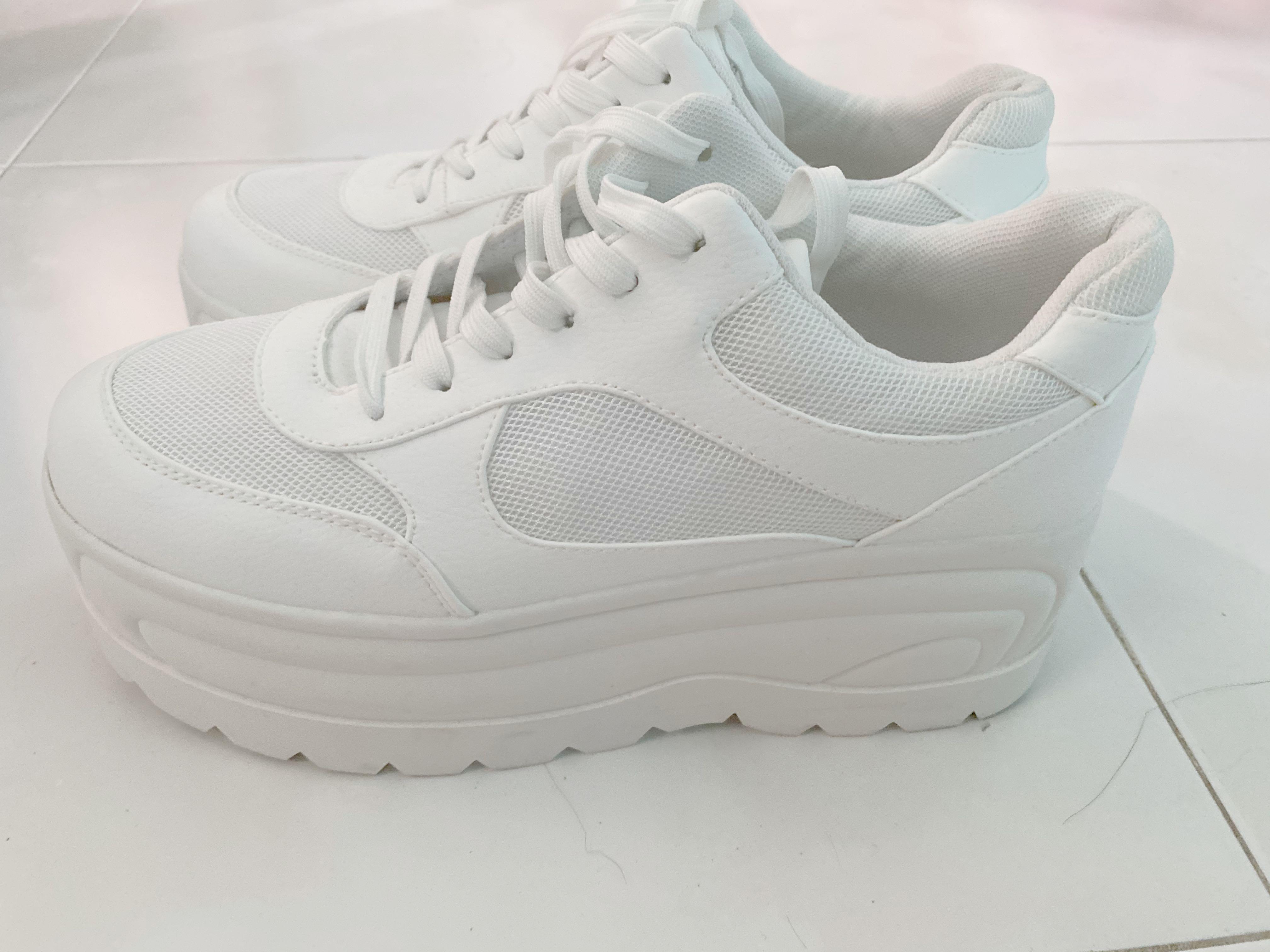 H M platform Trainers platform Women s Fashion Footwear Sneakers on Carousell