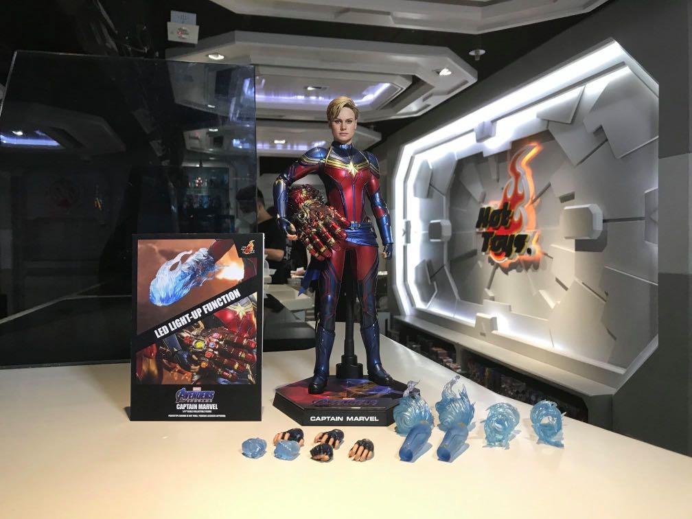 Hot Toys Mms575 Avengers Endgame Captain Marvel Toys Games Bricks Figurines On Carousell