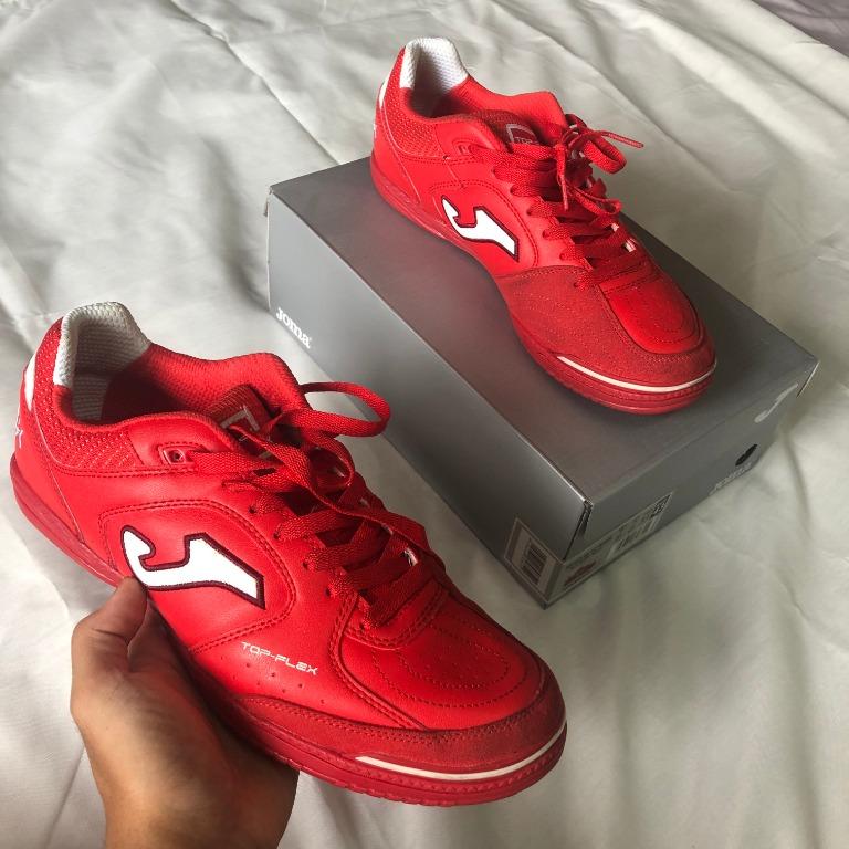 Joma Top Flex Red Kasut Futsal