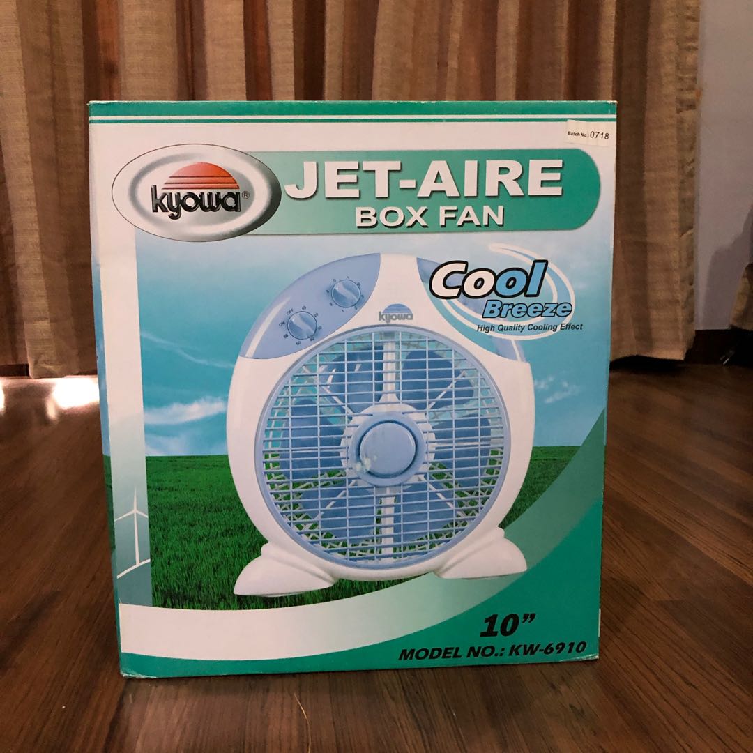 Kyowa Jet Aire Box Fan, TV & Home Appliances, Air Conditioning and
