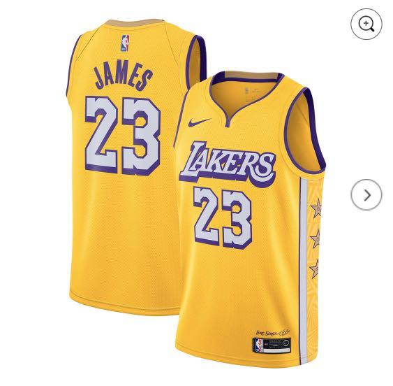 LeBron James LA Lakers City Edition Nike basketball Jersey, Men's Fashion,  Activewear on Carousell