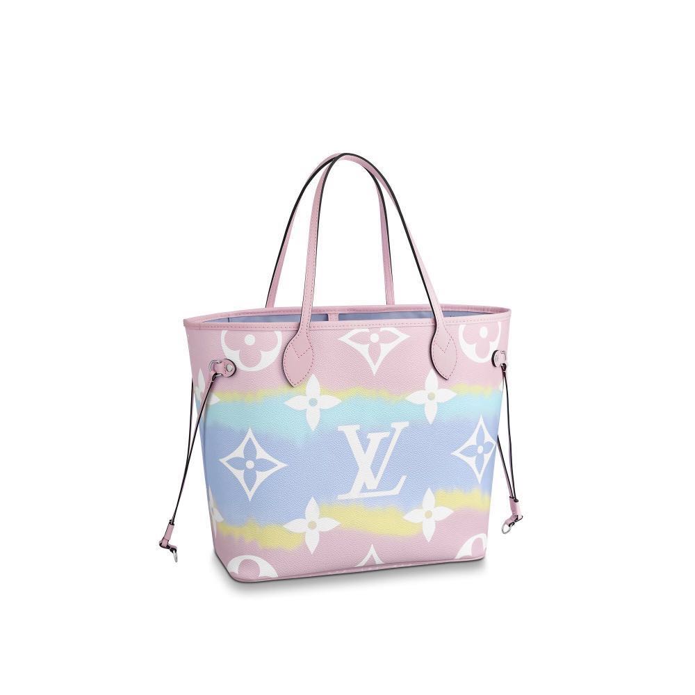 LV Escale Onthego GM ( Pastel Rainbow), Luxury, Bags & Wallets on Carousell