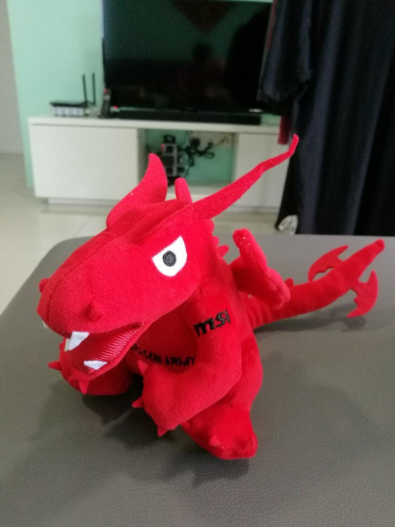 msi dragon plushie