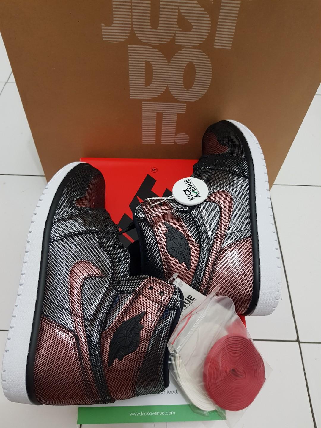air jordan 1 retro high fearless metallic rose gold