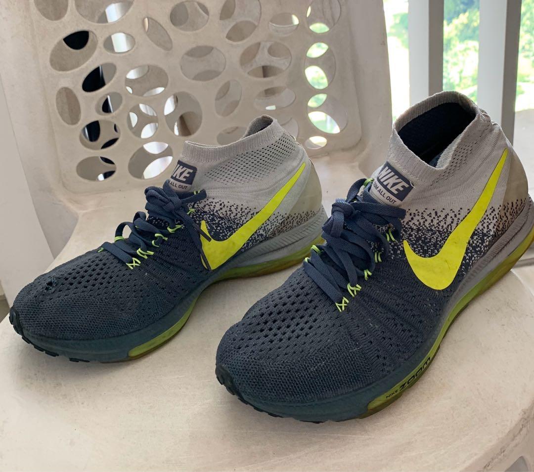 Nike zoom all clearance out green running shoes