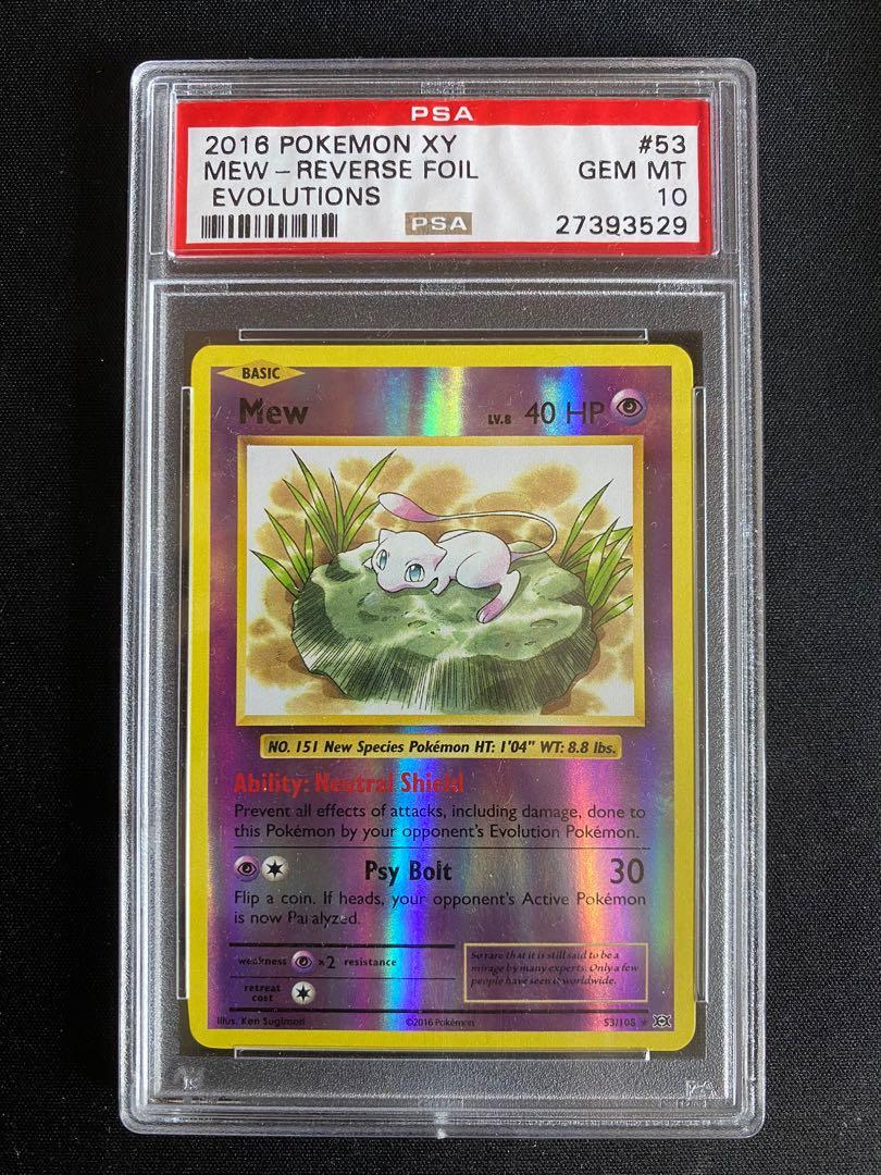 PSA Graded 9 & 10 Pokemon cards Charizard/Zapdos/Mew/Mewtwo, Hobbies