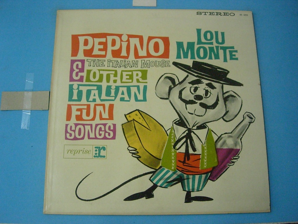 GB LP VINYL RECORD Lou Monte - Pepino The Italian Mouse 1962 (open ...