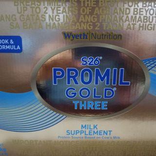 S26 Promil Gold Three net wt 1.8kg (for 1-3 years old)