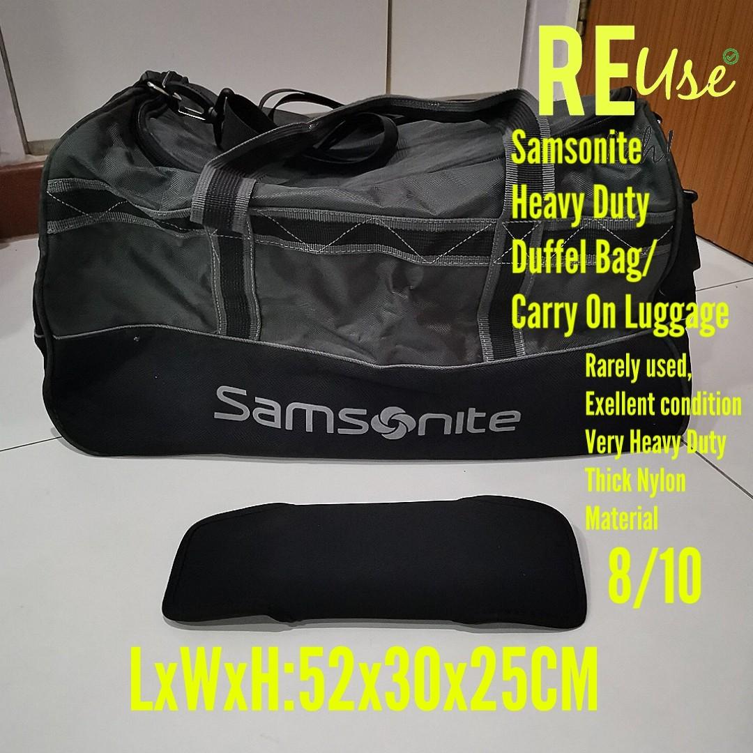 samsonite heavy duty luggage