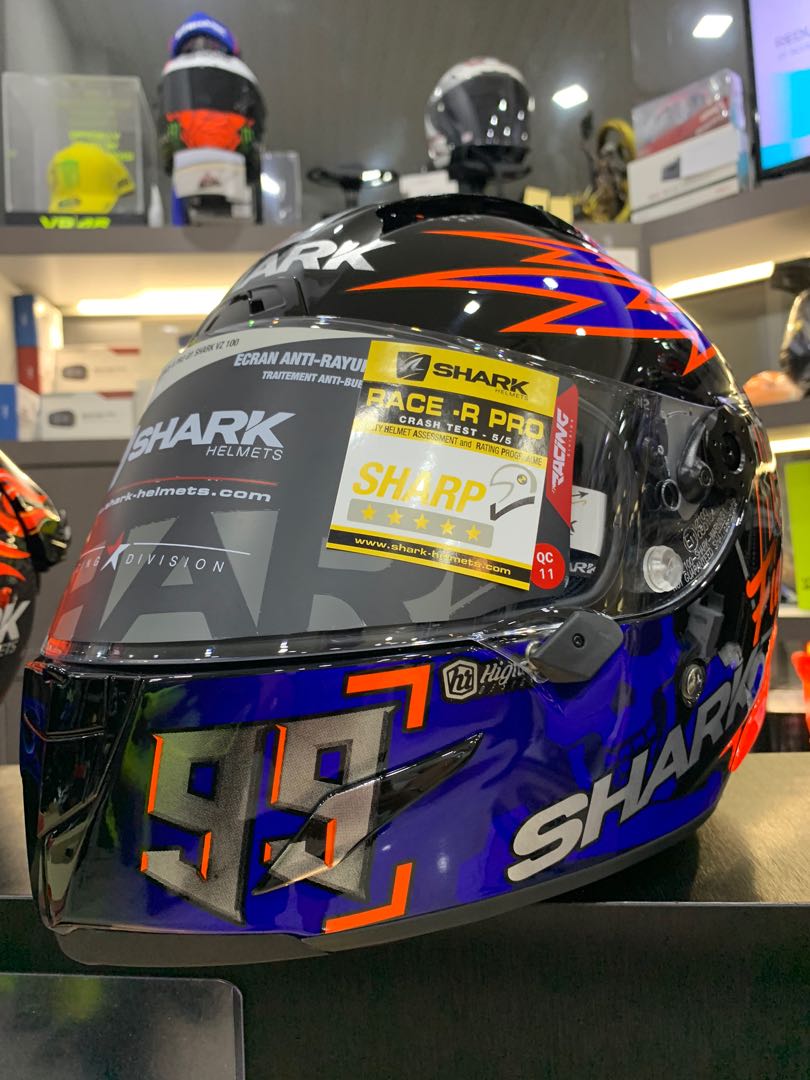 SHARK Race R Pro Lorenzo “Bad Boy” special edition Helmet, Motorcycles ...