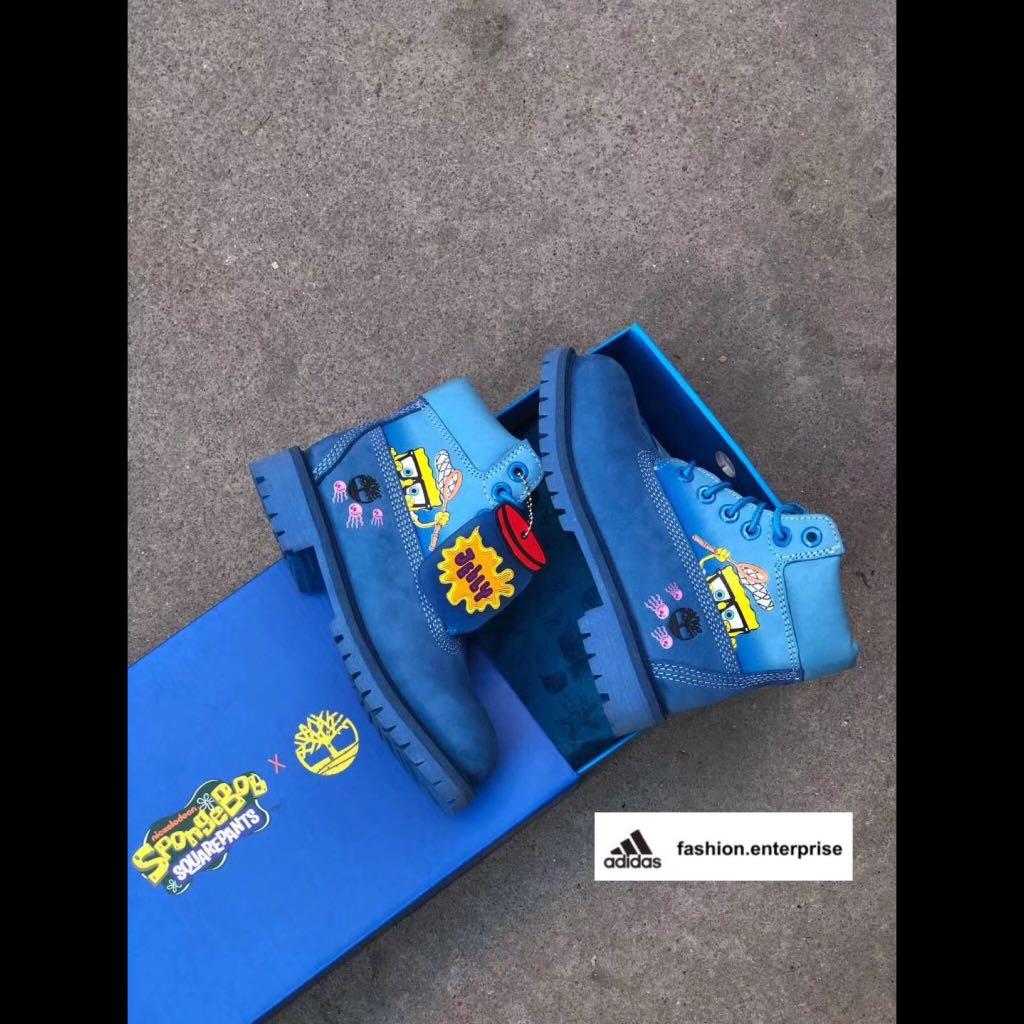 Spongebob timberland discount kids