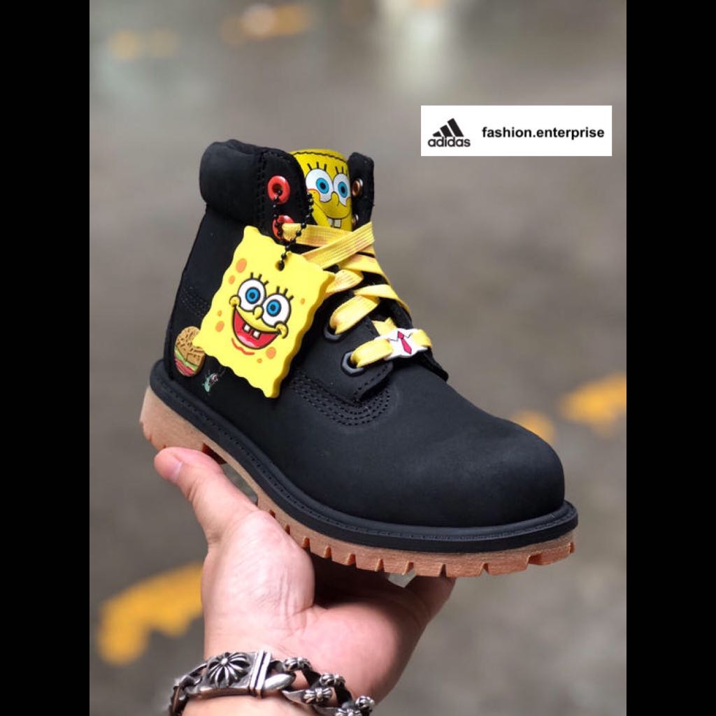 Timberland top spongebob black