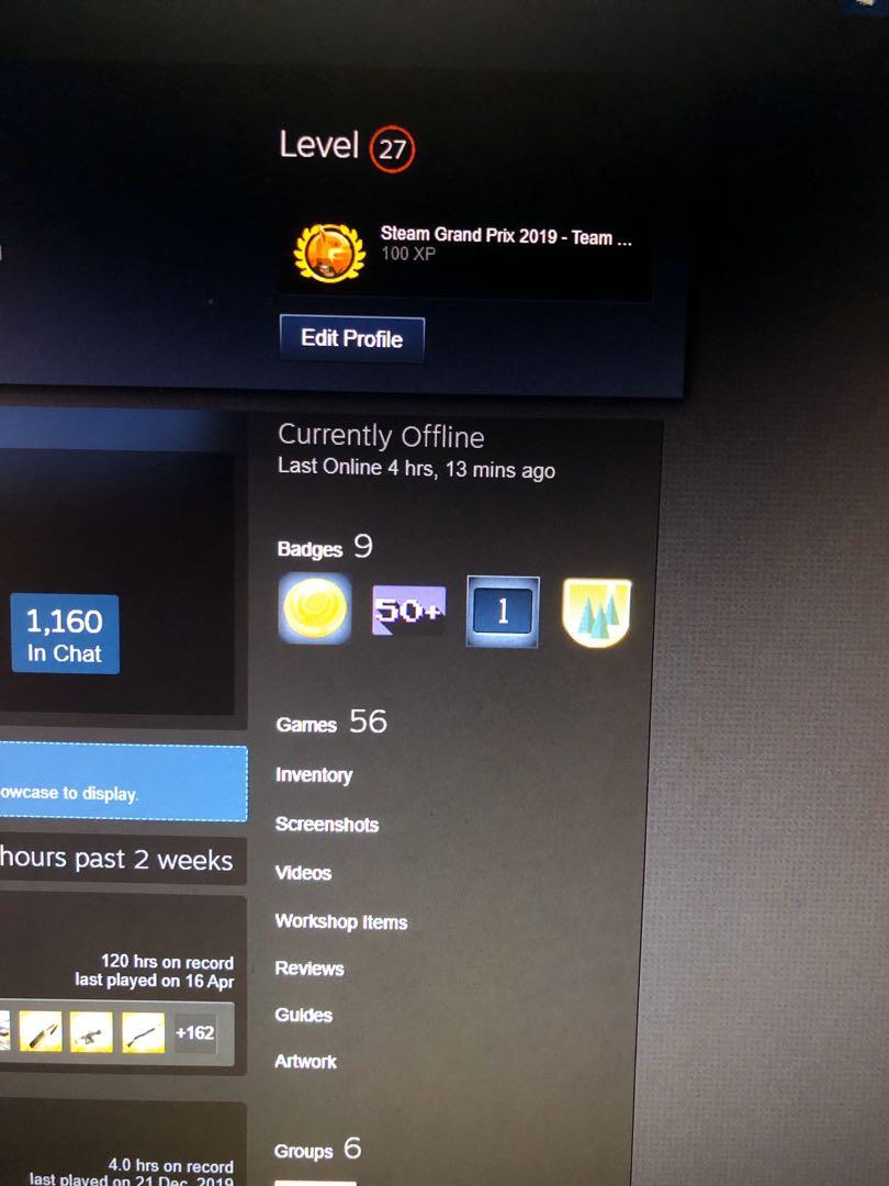 Steam Level 27 Account Toys Games Video Gaming Others On Carousell