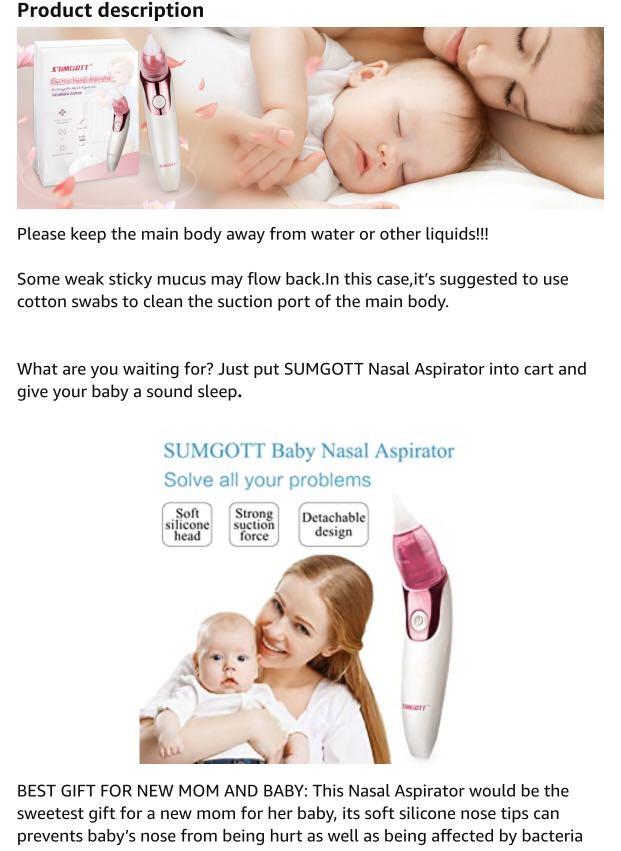 sumgott nasal aspirator
