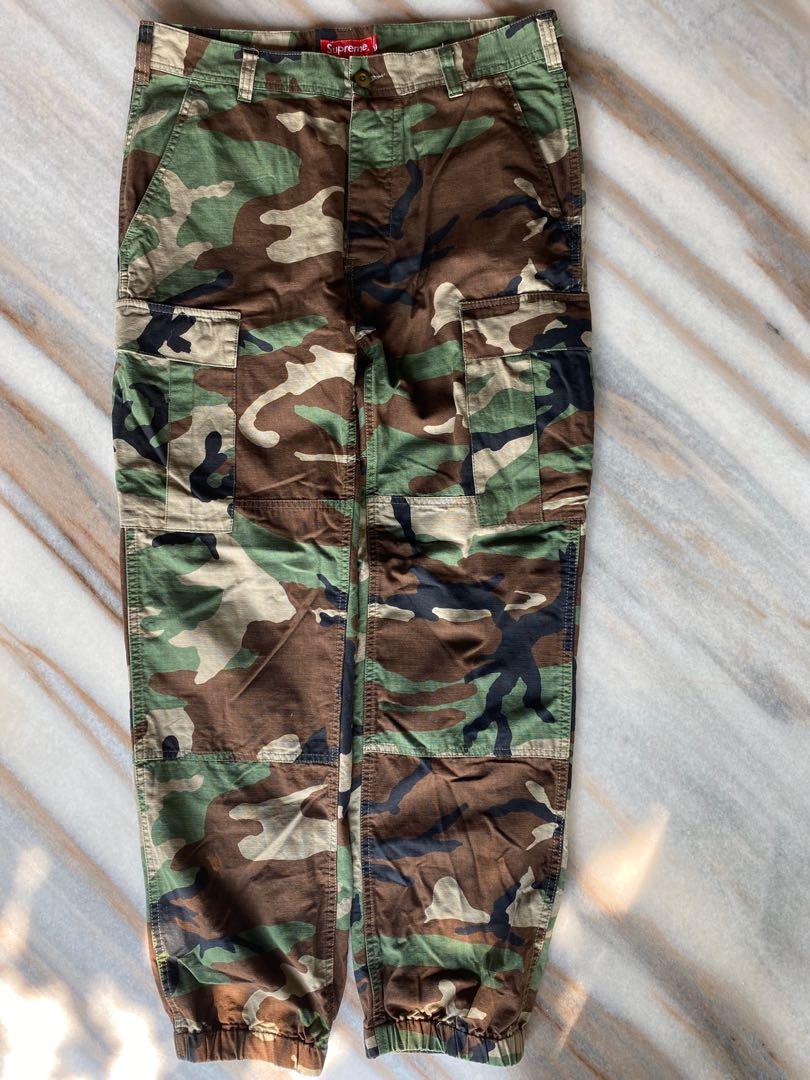 Supreme camo sales cargo pants