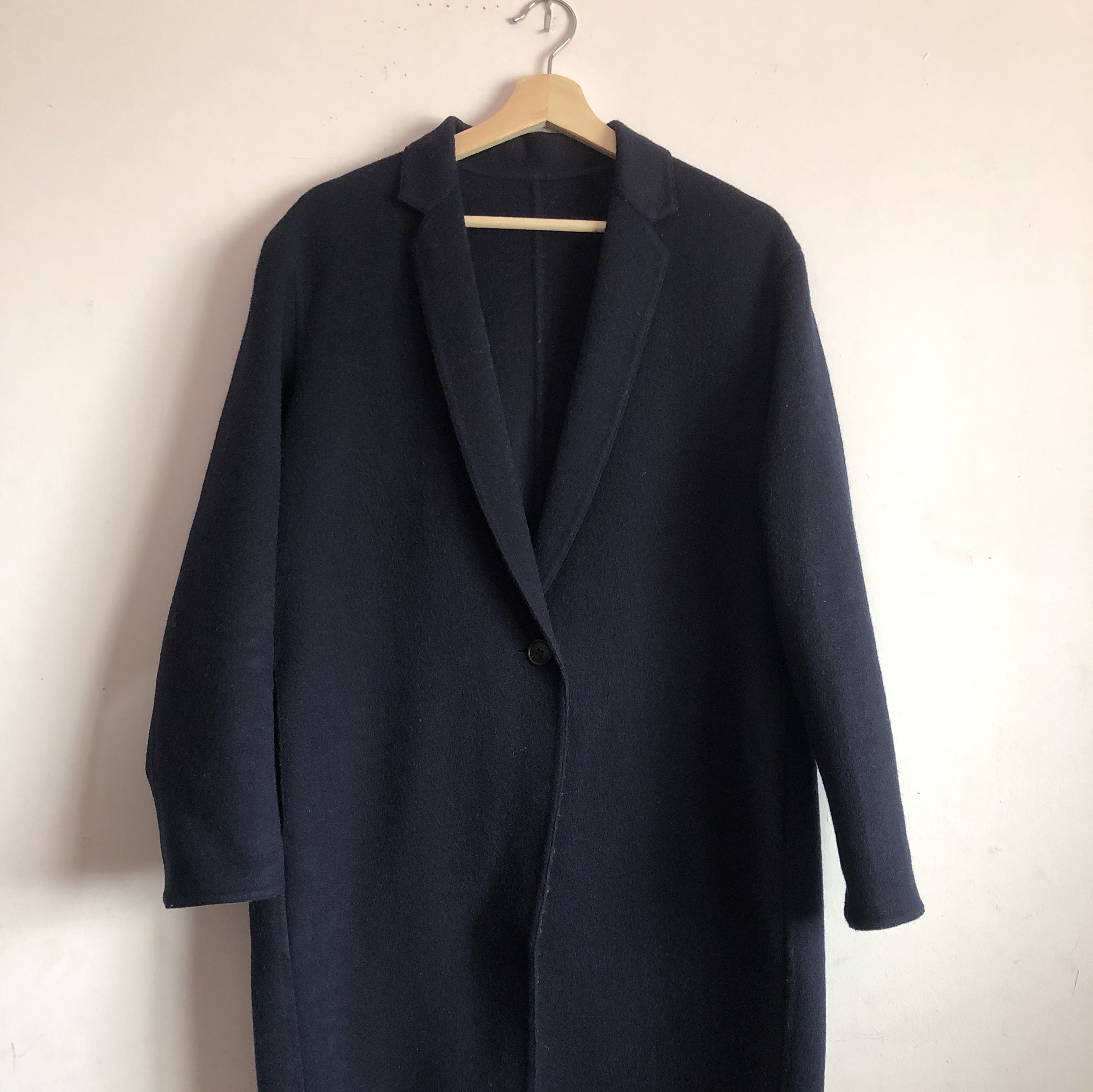 Uniqlo Women s double face cocoon coat Women s Fashion
