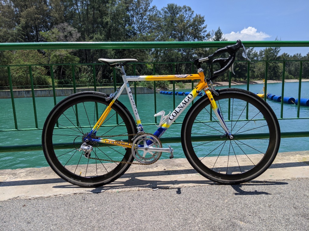 Colnago Steel meets Carbon Sports Equipment Bicycles Parts