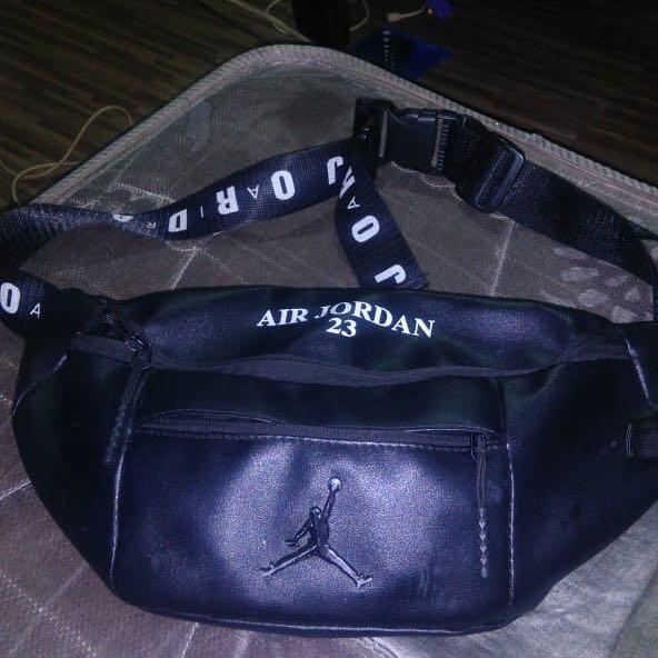 air jordan leather waist bag original