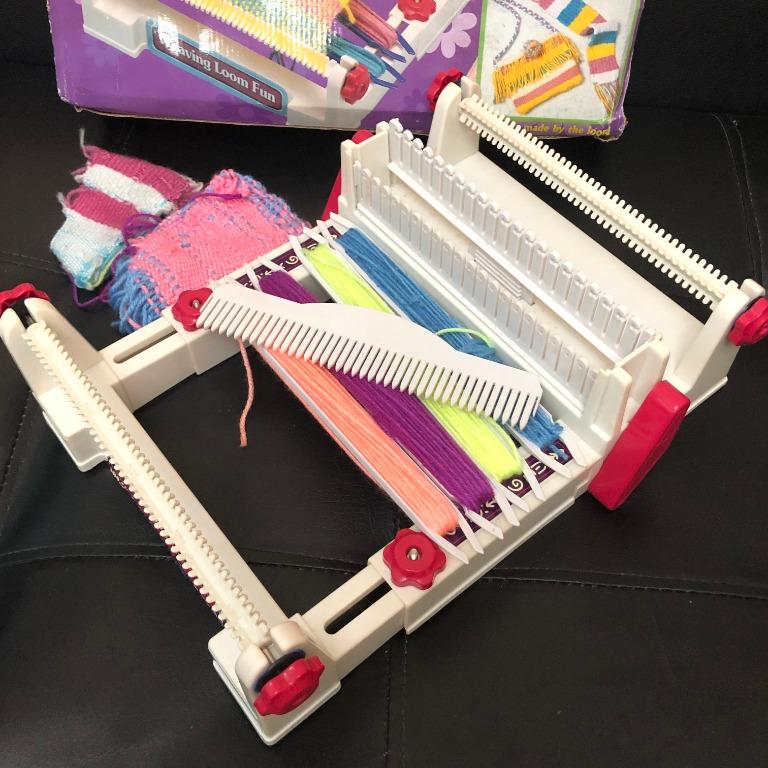 Weaving Loom Fun (Category: Craft Supplies & Tools) located in Santa Rosa. Submitted by thelostthings (Listing ID 1001107343, Image 3). Description: * The products shown beside the loom are just samples that we have made as kids. We were not really that good at it so I know that others can do much better than what we did. ** There is a manual found online on how to use and make stuff from the loom. I can send you the link once purchased. #junefun