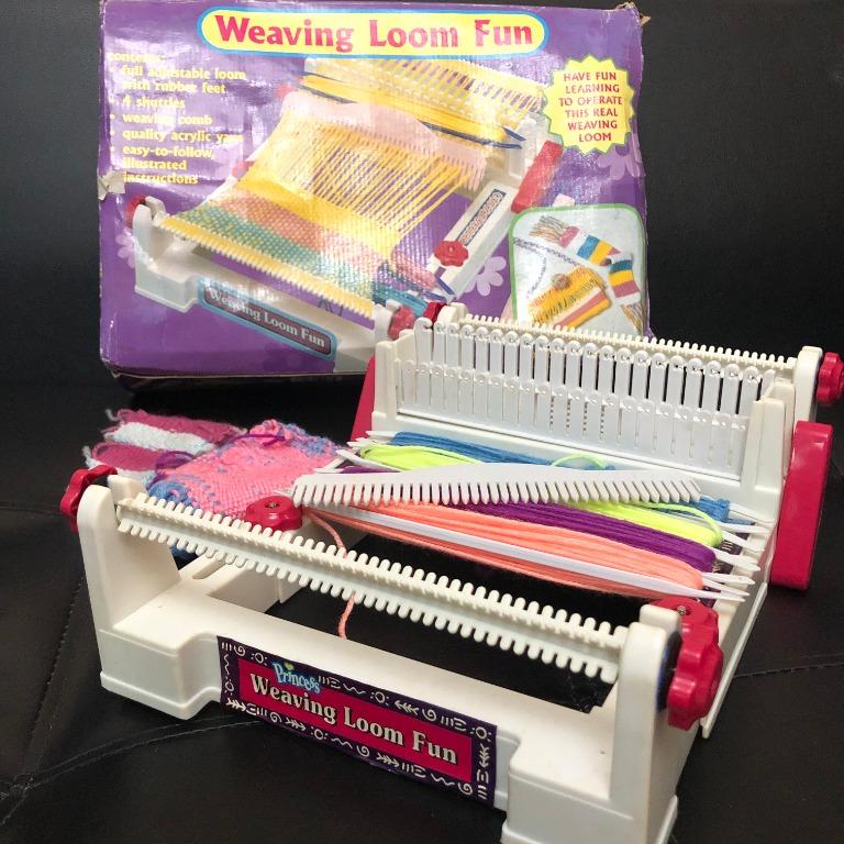 Weaving Loom Fun (Category: Craft Supplies & Tools) located in Santa Rosa. Submitted by thelostthings (Listing ID 1001107343, Image 2). Description: * The products shown beside the loom are just samples that we have made as kids. We were not really that good at it so I know that others can do much better than what we did. ** There is a manual found online on how to use and make stuff from the loom. I can send you the link once purchased. #junefun
