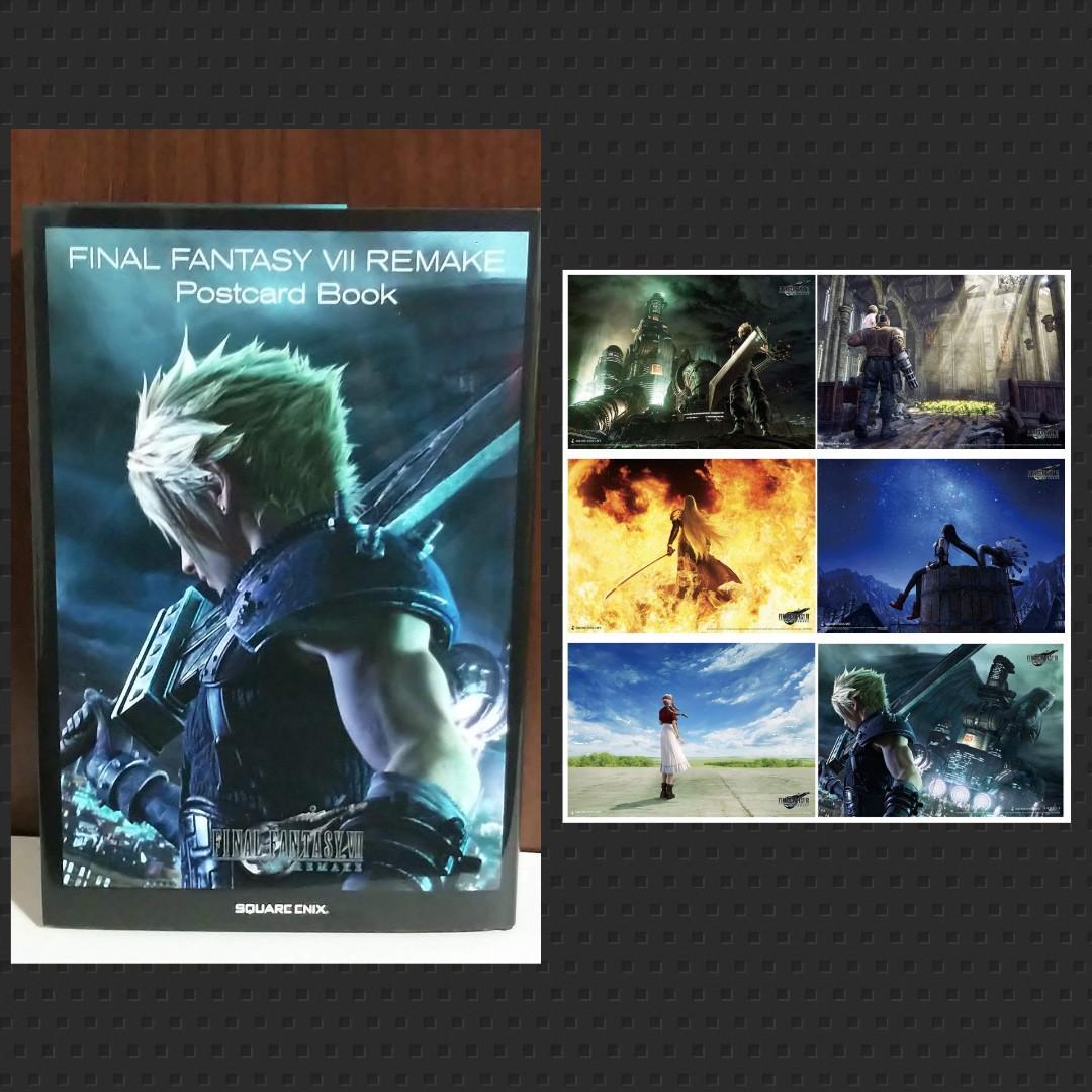 [全新] 日本畫集] ff7 FINAL FANTASY VII REMAKE Post Card Book 太空戰士 最终幻想 重製版明信片 ...