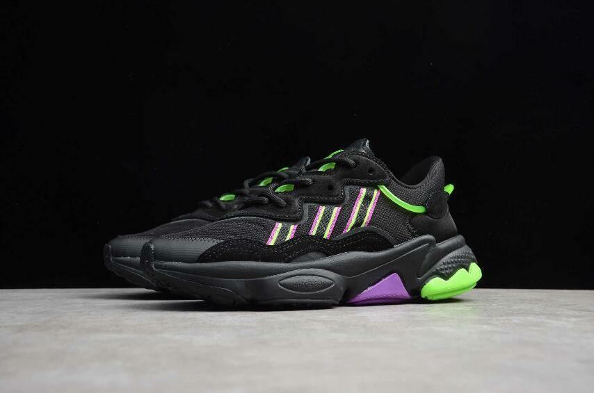adidas ozweego black green purple