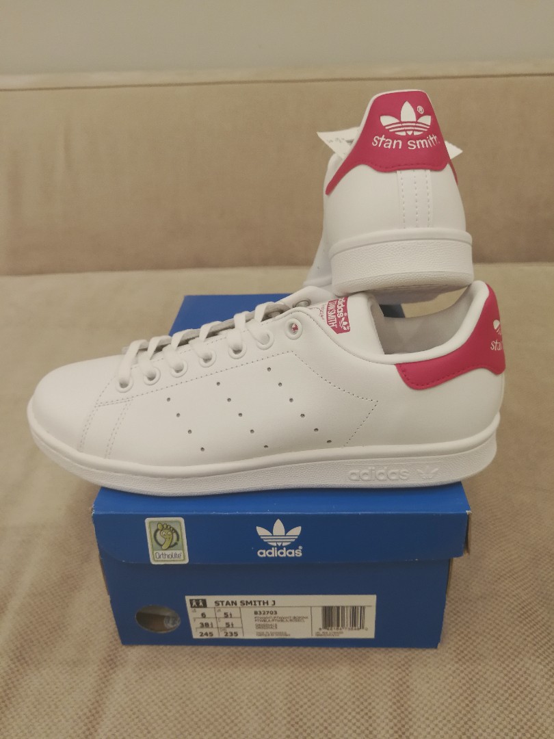 Adidas Smith Pink Tab, Women's Fashion, Sneakers on Carousell