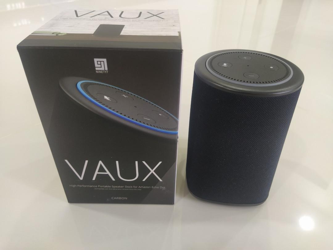 Amazon Echo Dot (Gen 2) + VAUX Cordless Home Speaker, Electronics