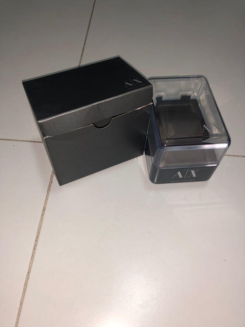 armani exchange watch box