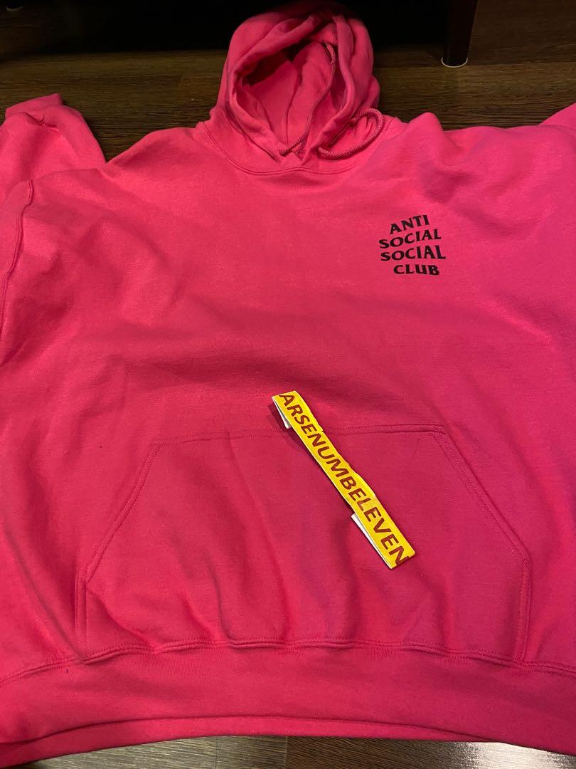 assc pink hoodie