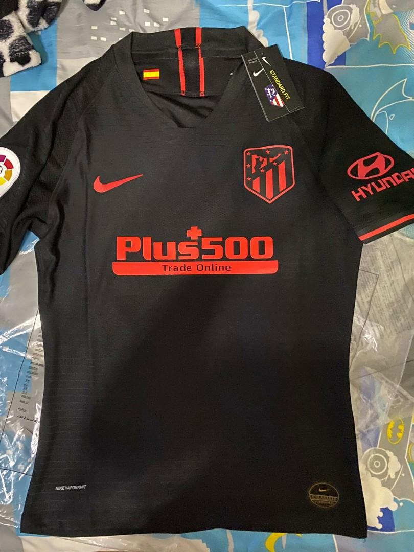Atletico Madrid Away Kit Player Version Size S Sports Sports Apparel On Carousell