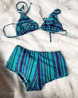 Blue green bikini