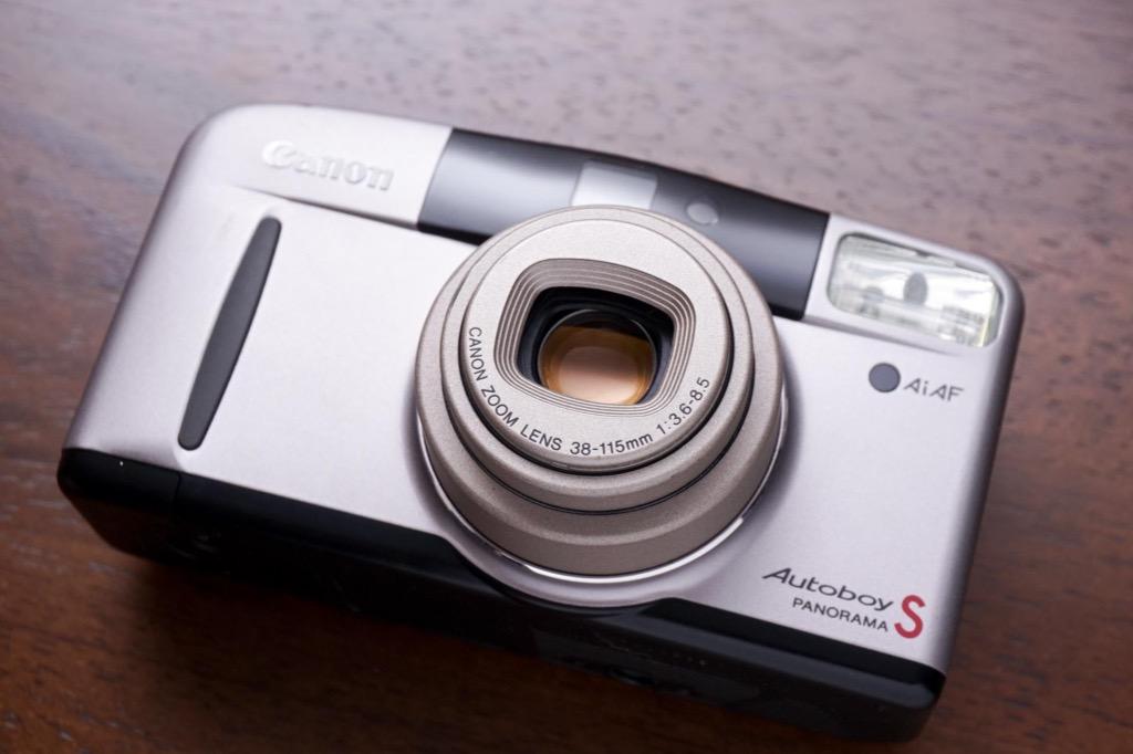canon autoboy s point shoot film camera