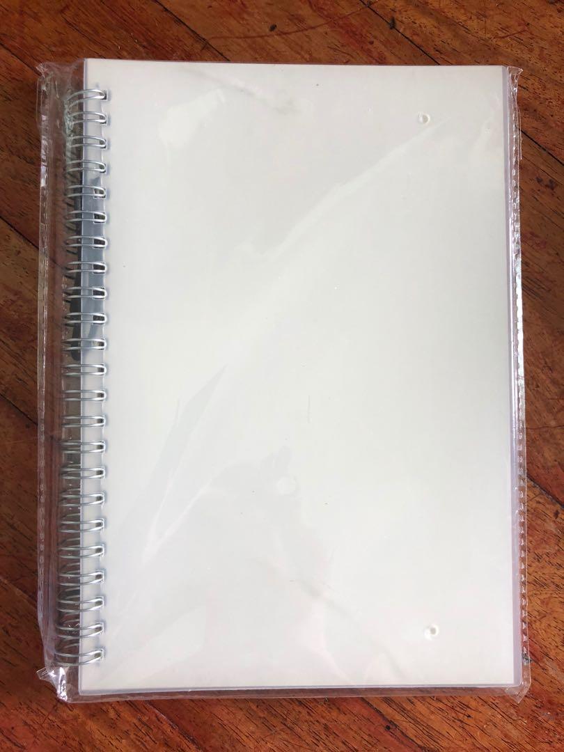 Clear Notebook (no lines), Hobbies & Toys, Stationary & Craft