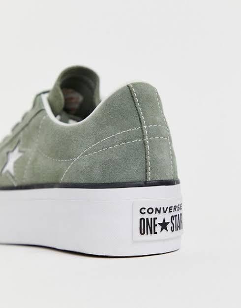 Converse one hotsell star suede platform